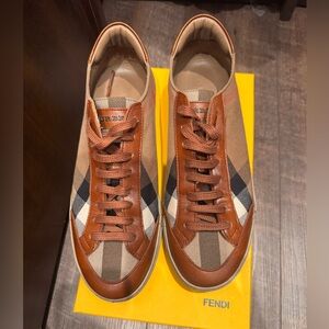Burberry Check Sneakers-women’s size 39